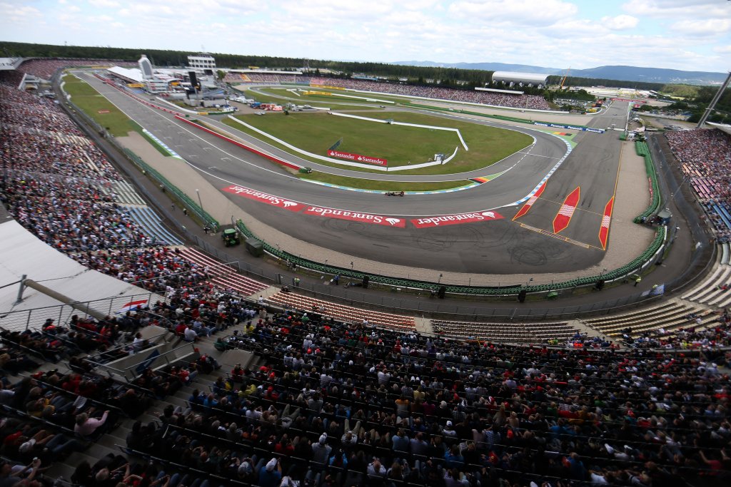 Forholdene var fine til race på Hockenheim
(Foto: Lotus F1 Team / LAT)